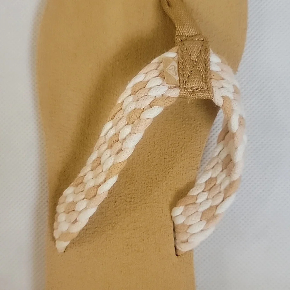 NEW - ROXY PORTO BRAIDED STRAP SANDALS (sz 8) - Picture 2 of 3